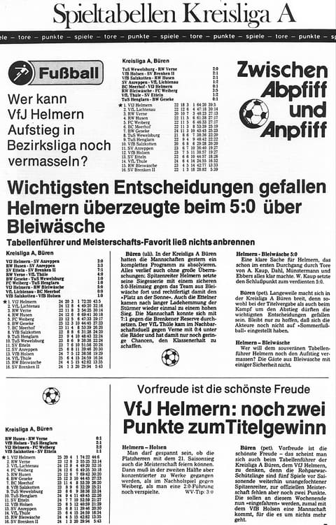 Bezirksliga 1984/85 – Foto 4